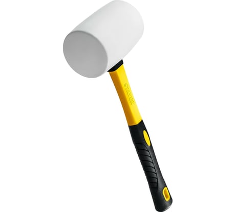 Белая резиновая киянка STAYER 900 г 20533-900