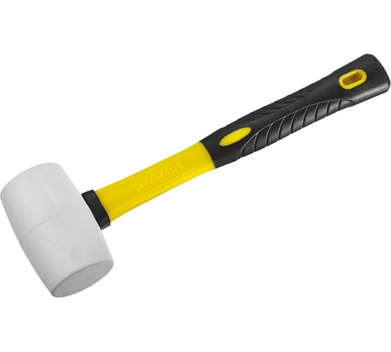 Белая резиновая киянка STAYER 900 г 20533-900