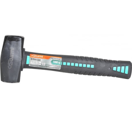 Кувалда Sturm 1000 г полностью обрезиненная рукоятка 1011-02-FR1000