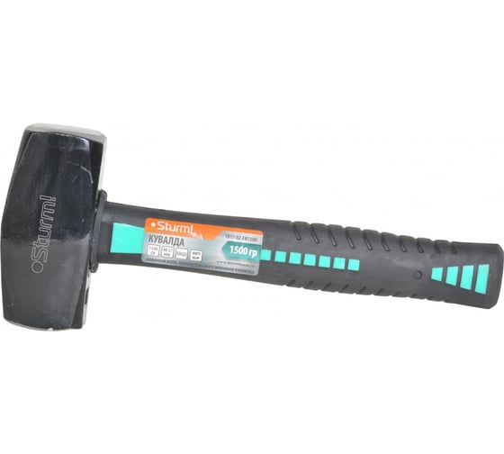 Кувалда Sturm 1500 г полностью обрезиненная рукоятка 1011-02-FR1500