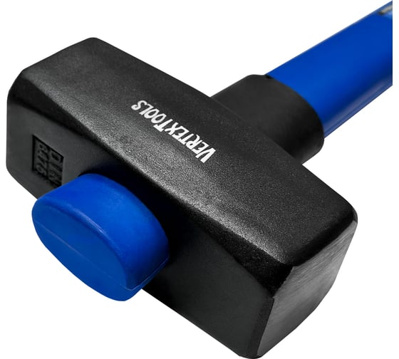 Кувалда vertextools 4000 г, фибергласовая обрезиненная рукоятка 10-12-4000