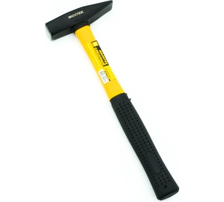 Слесарный молоток MosTek 500 г, рукоятка фиберглас, квадратный боек, cталь 45 5712105