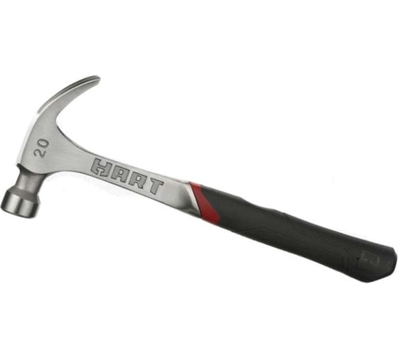 Цельнометаллический молоток Hart 570 гр с гвоздодером HH20SCH 5132002981