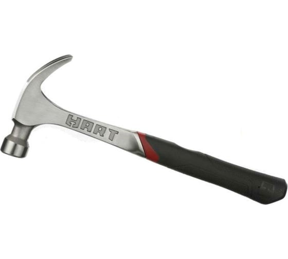 Цельнометаллический молоток с гвоздодером Hart 450 гр HH16SCH 5132003384
