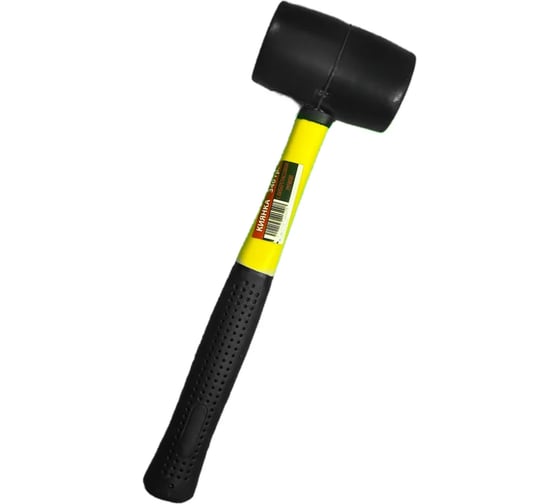 Киянка TOOLAS с фибергласовой ручкой, 340 гр, черная резина 00003542