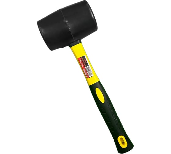 Киянка TOOLAS с фибергласовой ручкой, 910 гр, черная резина 00004260