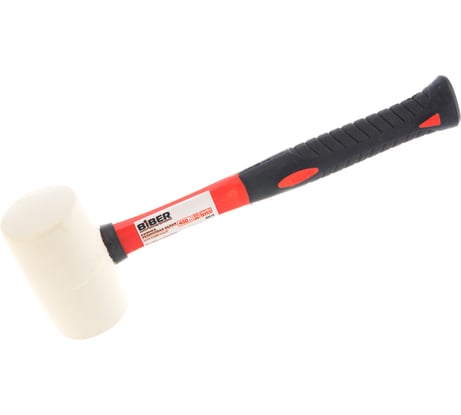 Киянка (белая, с фибергласовой ручкой 50 мм) Biber 85416 тов-157933