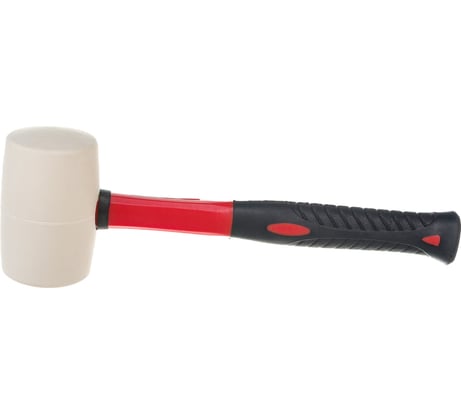 Киянка (белая, с фибергласовой ручкой 65мм) Biber 85418 тов-157935