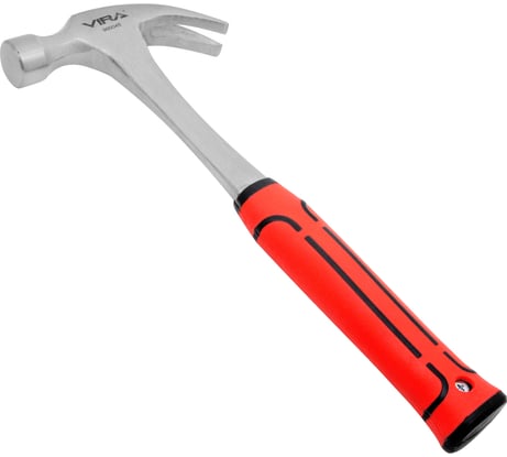 Молоток с гвоздодером Vira RAGE 450 г цельнометаллический 900045