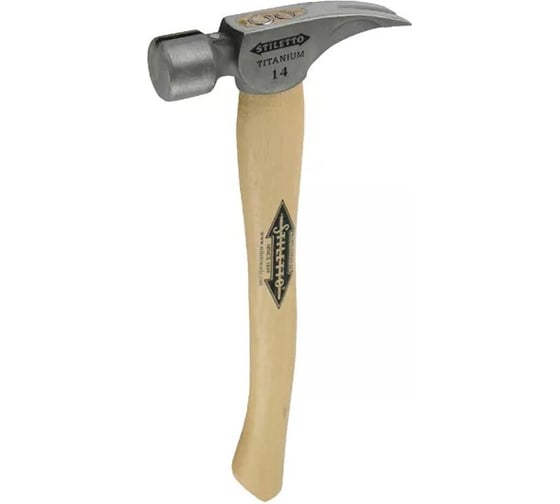 Молоток (титановый, с деревянной рукояткой) Milwaukee Ti14SC-H16 4932352586 1