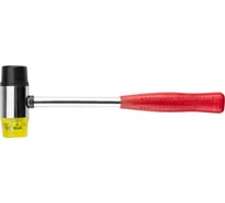 Молоток жестянщика с металлической рукояткой (35 мм, боек резина/пластик) Top Tools 02A330