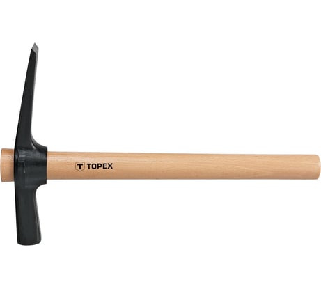 Молоток-кирочка 700 г, рукоятка деревянная TOPEX 02A675