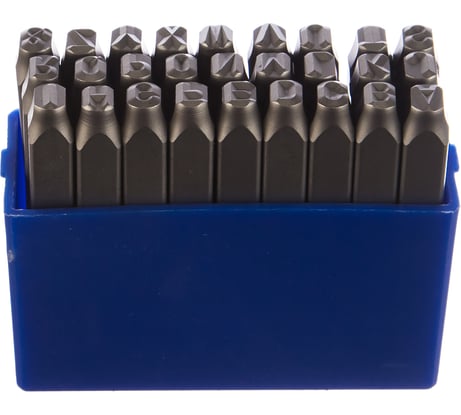 Буквенные клейма латиница 5мм JTC-JW0914-5