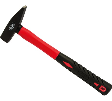 Кованый молоток со стеклопластиковой обрезиненной ручкой 500 г КЕДР 055-0500 27283