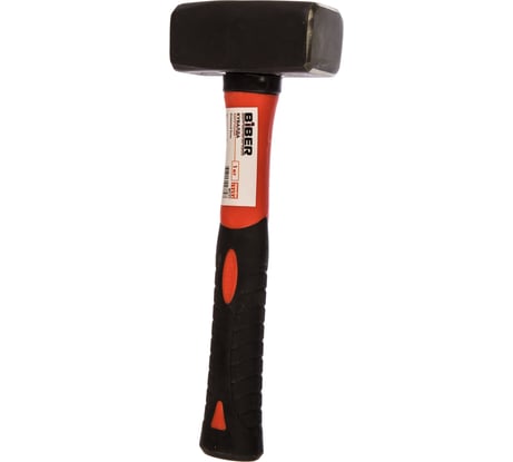Кованая кувалда с фибергласовой обрезиненной ручкой 1кг Biber Профи 85171 тов-085228