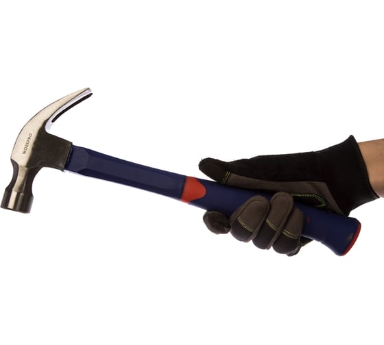 Кованый молоток с функцией гвоздодера 570 г WORKPRO W041039