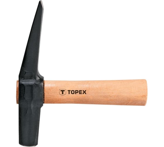 Молоток с остроконечным бойком, 1500 г, рукоятка деревянная TOPEX 02A685