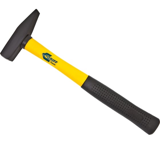 Слесарный молоток GRIFF HL0006 800 г, квадратный боек, с фибергласовой ручкой 034334 1
