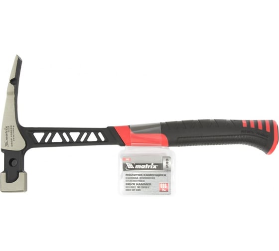 Цельнокованый молоток каменщика MATRIX PRO 10632