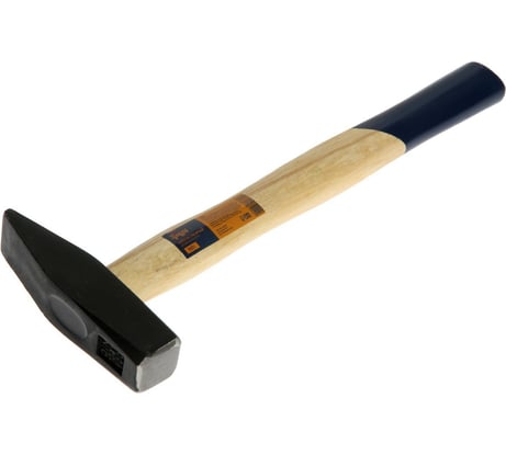 Молоток ТУНДРА слесарный, квадратный боек, деревянная рукоятка, 600 г 881981