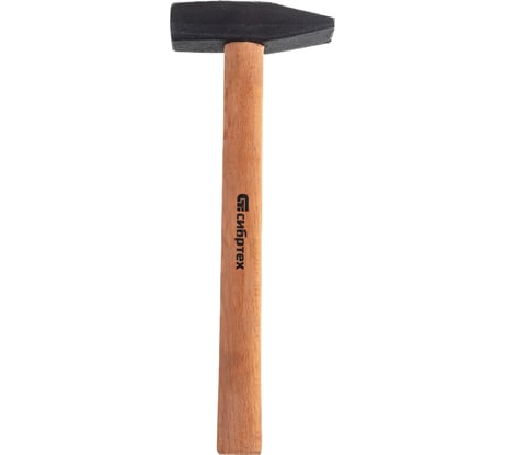 Слесарный молоток 1000 г, квадратный боек, деревянная рукоятка СИБРТЕХ 10222