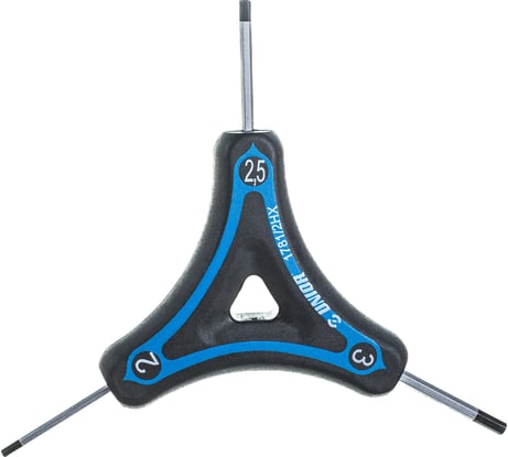 Шестигранный ключ Unior трехсторонний 2х2,5х3 624028