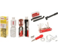 Набор инструментов для обслуживания велосипеда WMC TOOLS 27 предметов, + держатель фляги в тубе WMC-2727W(49889)