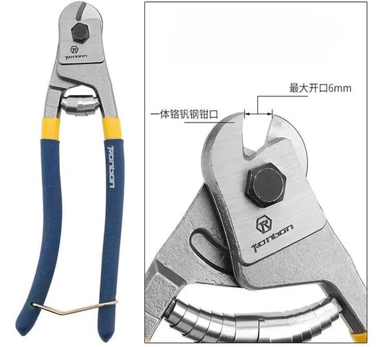 Кусачки для тросов и рубашек Vitatools 6мм, серые kusachki-do-6mm-gray 1