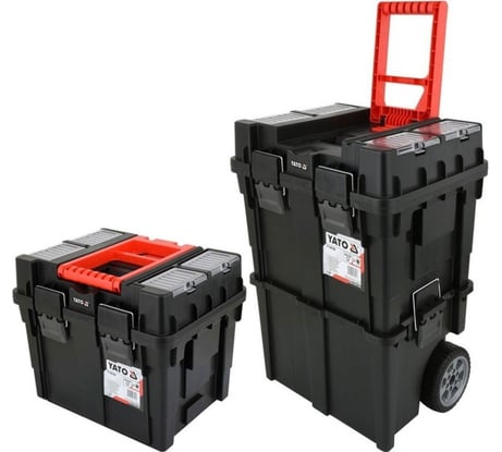 Ящик для инструментов YATO 495x350x710 мм, на колесах YT-09160