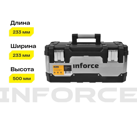 Металлопластиковый ящик для инструментов 20" Inforce 06-20-08