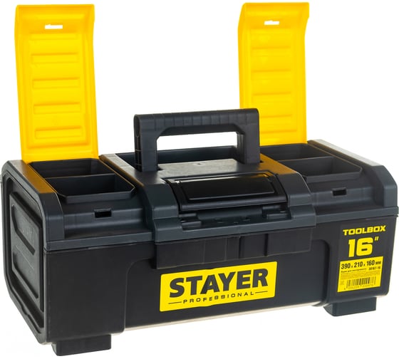 Ящик для инструмента STAYER TOOLBOX-16 пластиковый, Professional 38167-16