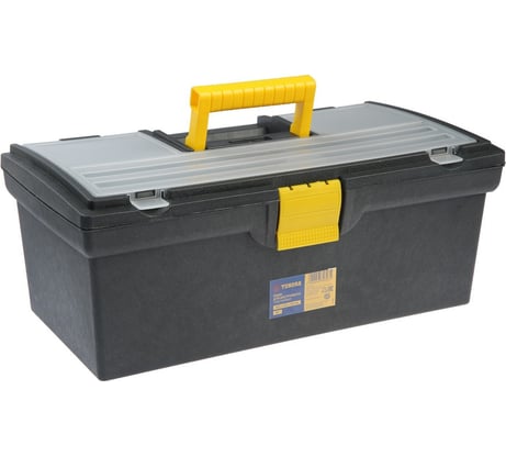 Ящик для инструмента ТУНДРА 16", 405x215x160 мм, пластиковый, органайзер 5664623