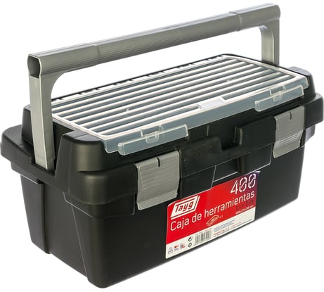 Ящик для инструментов 400x225x190мм, +лоток + органайзер Tayg 162008
