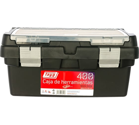 Ящик для инструментов 400x225x190мм, +лоток + органайзер Tayg 162008