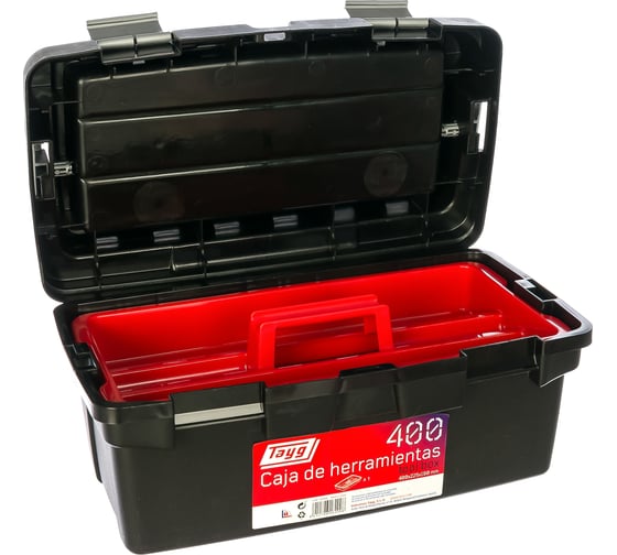 Ящик для инструментов 400x225x190мм, +лоток + органайзер Tayg 162008
