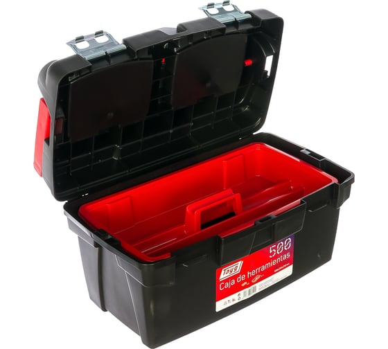 Ящик для инструментов 500x295x270мм, + лоток + 2 съемных органайзера Tayg 165009