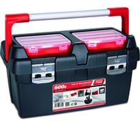 Ящик для инструментов 600x305x295мм +лоток + органайзер + 2 съемных органайзера Tayg 168000