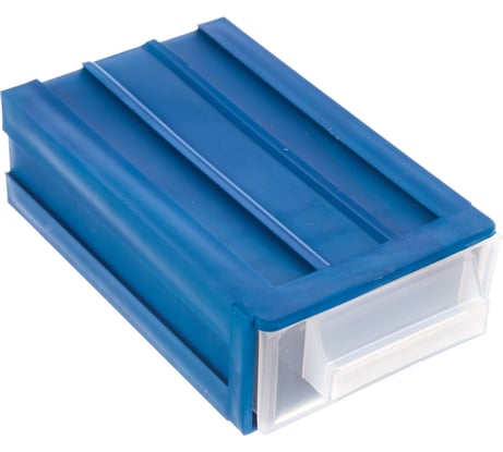 Контейнер с выдвижным ящиком, синий, модульная система хранения, органайзер для мелочей АВТОЭЛЕКТРИКА АS 135 4004-1