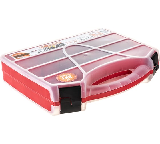 Двухсторонний красный органайзер 13/32 см BLOCKER Leader BR3775КР