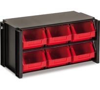 Составная полка 360x170x190мм, 6 выдвижных ячеек 100х170х80мм Tayg 306006