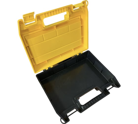 Ящик д/дрели и УШМ JETTOOLS 400x335x145мм с морозостойкими замками, органайзером и подложкой 16" JT17005