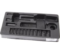Ложемент для наборов торцевых головок 2516MR, 2516SR, PVC KING TONY 84251610B