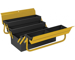 Металлический ящик для инструмента FIT IT с 4-мя раздвижными отделениями 530х200х200 мм 65680