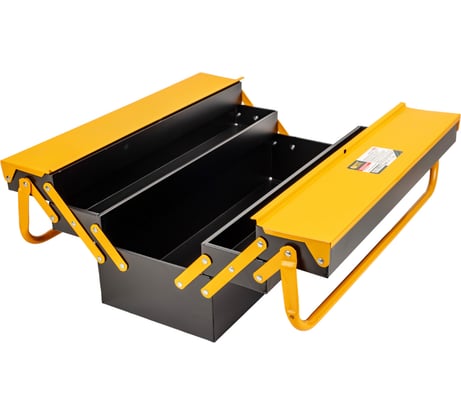 Металлический ящик для инструмента FIT IT с 4-мя раздвижными отделениями 530х200х200 мм 65680