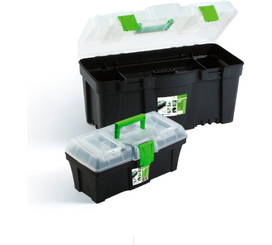 Ящик для инструмента Rusconnect N22G GREEN BOX 270х267х550 мм 613546