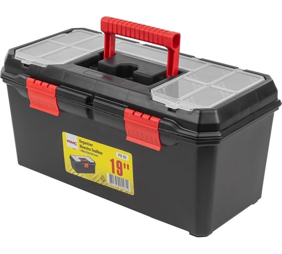 Ящик WMC TOOLS пластмассовый 19", 480x230x230мм WMC-PO.05(54523)