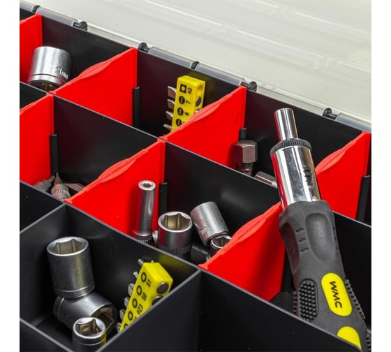 Органайзер WMC TOOLS пластмассовый 470x373x80мм WMC-PX.03(54527)