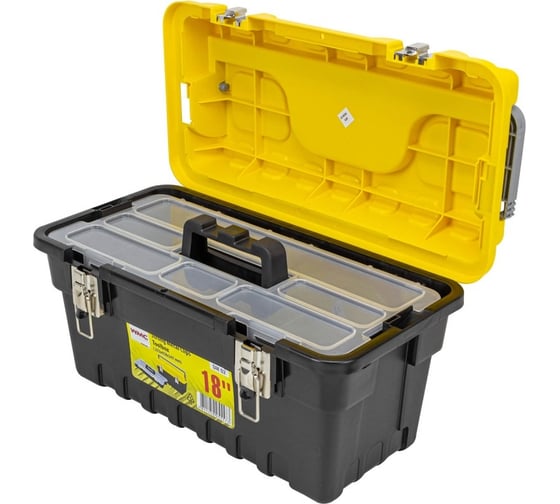 Ящик WMC TOOLS пластмассовый 18", 233x458x247мм WMC-SM 02(54519)