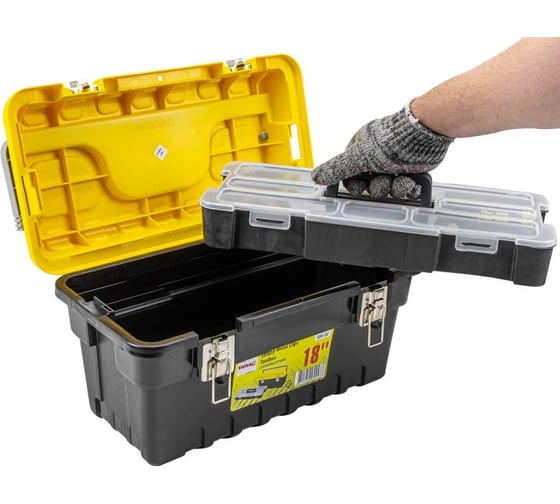 Ящик WMC TOOLS пластмассовый 18", 233x458x247мм WMC-SM 02(54519)