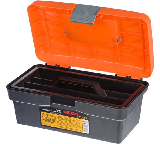 Ящик для инструментов ProMega A-28 с лотком 285x155x125 мм 610515 1405101